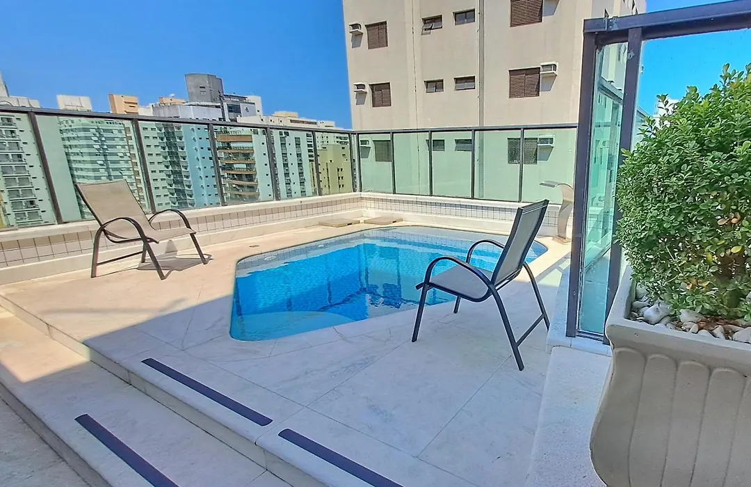 Cobertura Duplex com Piscina - Praia Pitangueiras - Beach Host-1